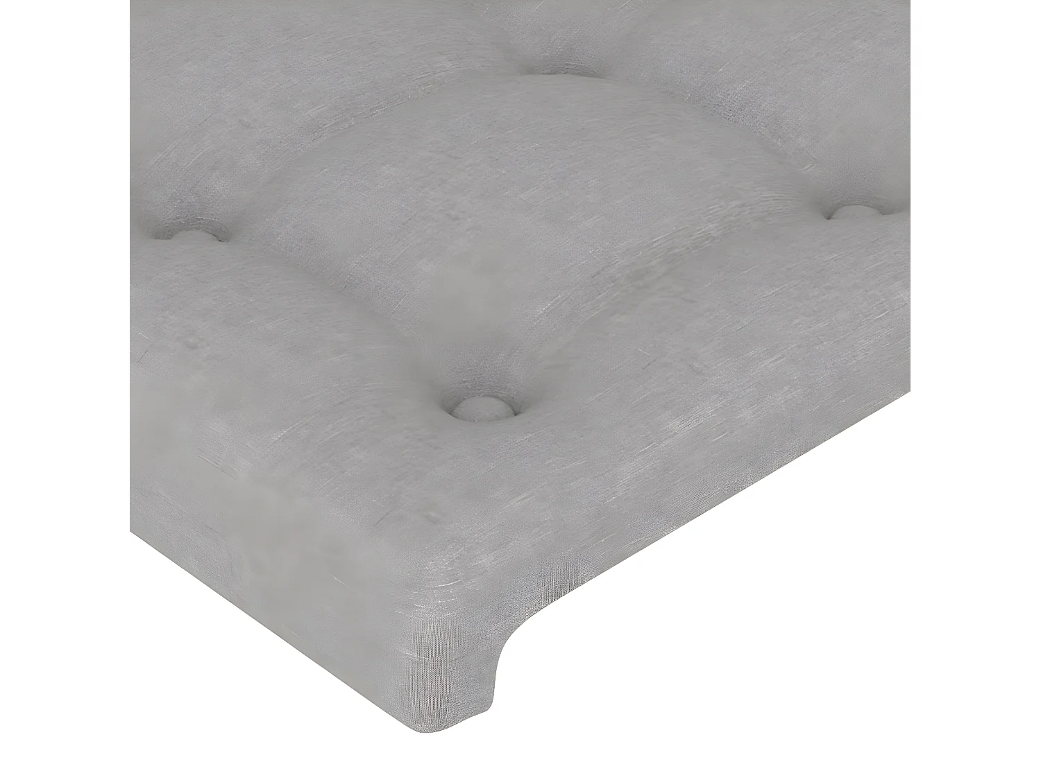 Kopfteil,Bettkopfteil Hellgrau 100x5x78/88 cm Stoff -gkd689669