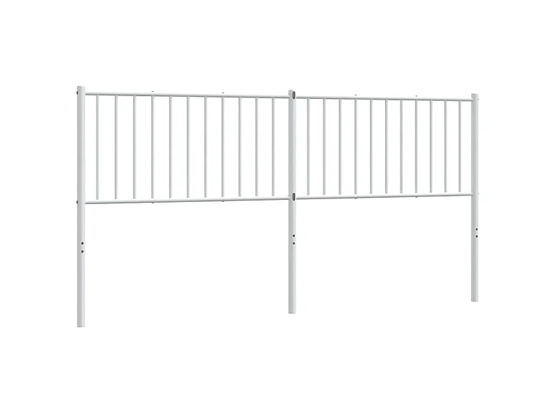 Hoofdbord 180 cm metaal wit NL388891