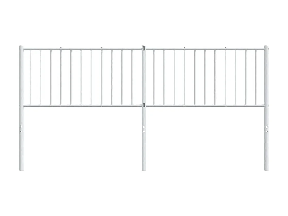 Cabecero de metal blanco 180 cm ES48305