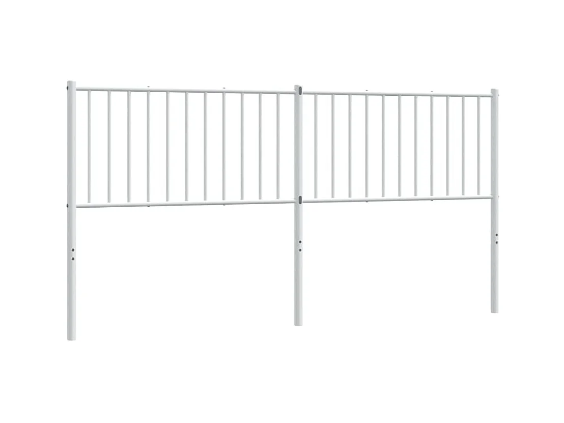 Testiera | Testata del letto in Metallo Bianco 180 cm