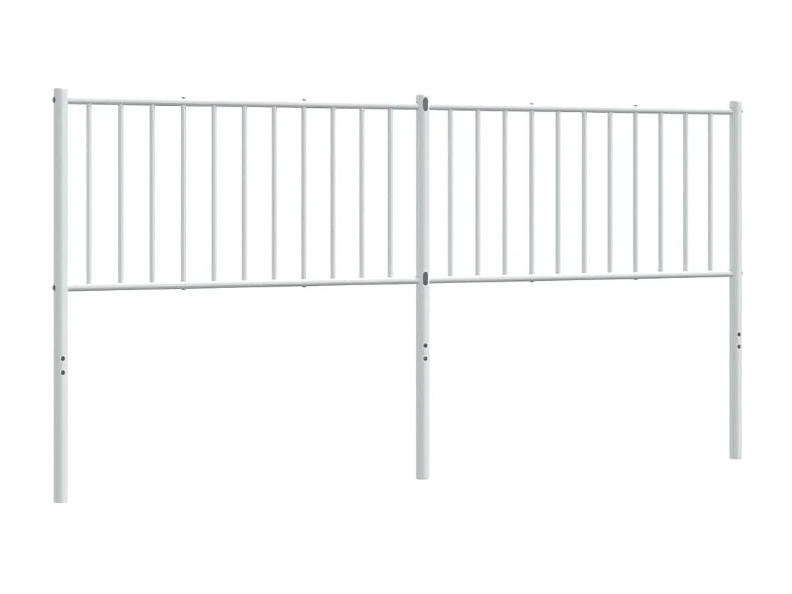 Testiera | Testata del letto in Metallo Bianco 180 cm