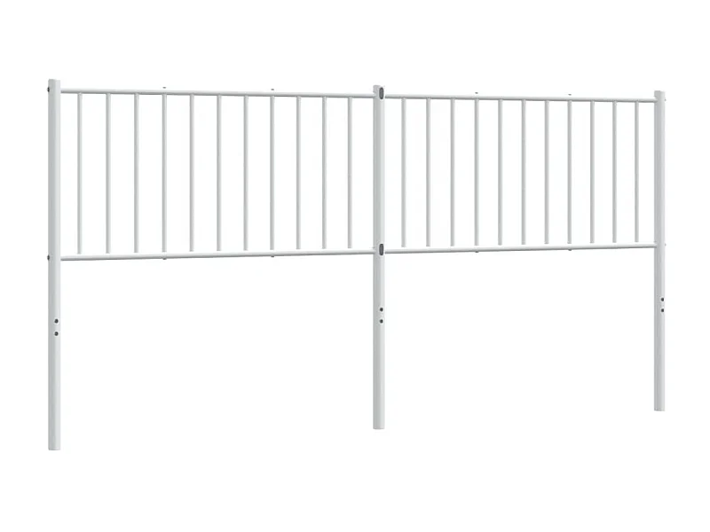Tête de lit métal blanc 180 cm POI12860 BonneVie Meuble