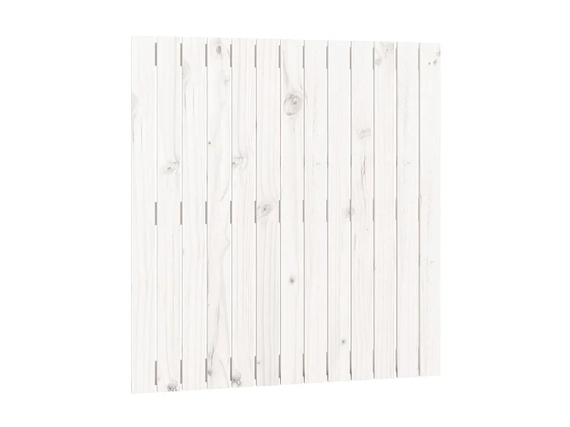 Cabeceira de parede 82,5x3x90 cm madeira de pinho maciça branco PT446909