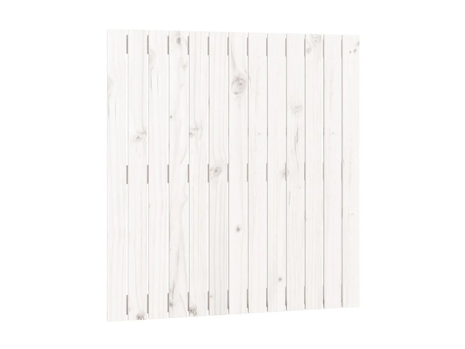 Tête de lit murale Blanc 82,5x3x90 cm Bois massif de pin POI50546 BonneVie Meuble