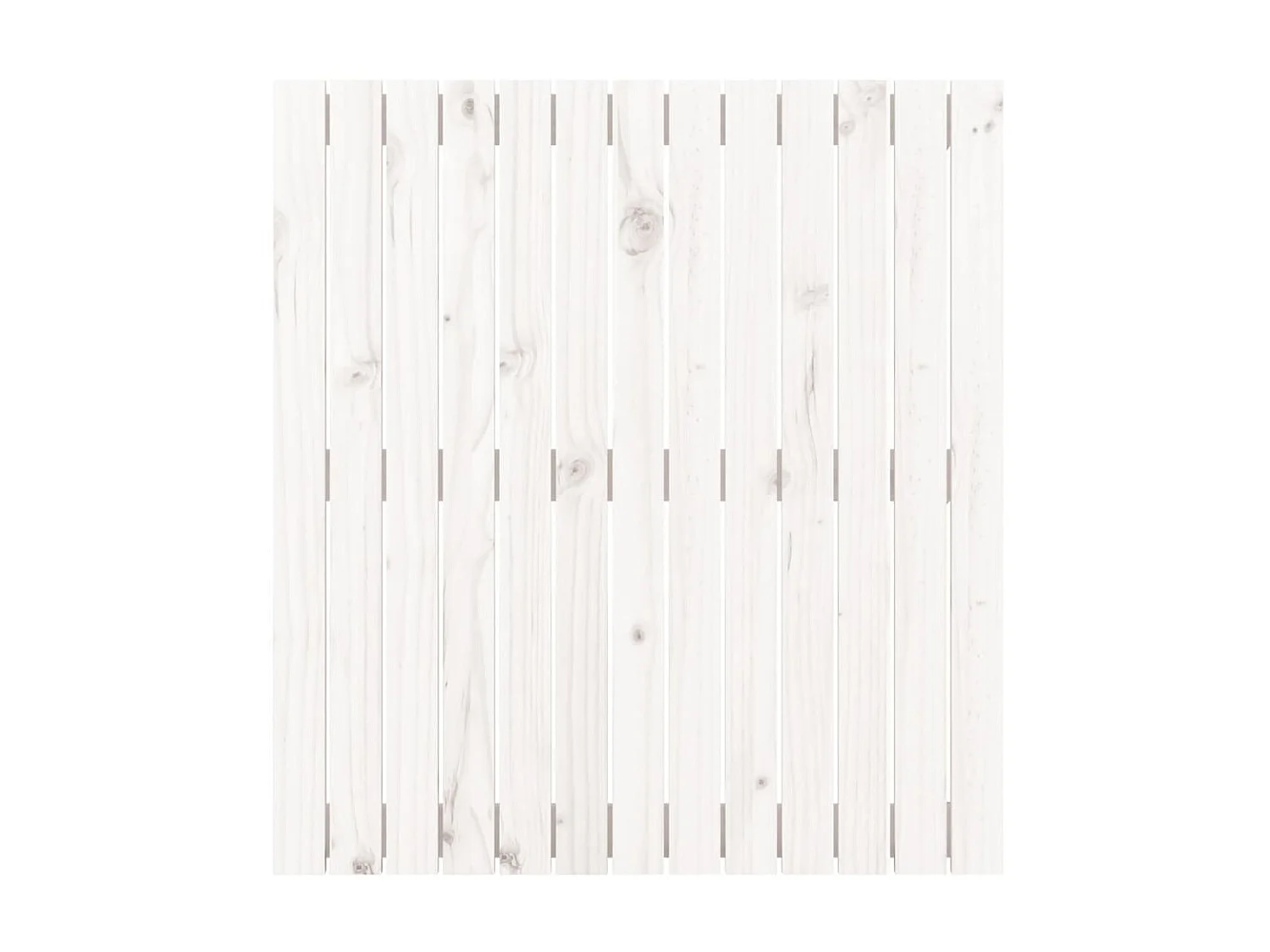 Tête de lit murale Blanc 82,5x3x90 cm Bois massif de pin POI50546 BonneVie Meuble