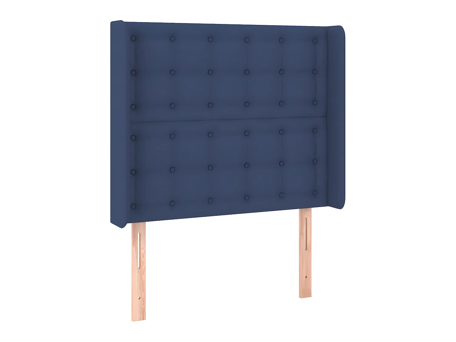Tête de lit avec oreilles Bleu 93x16x118,128 cm Tissu LWE20554 BonneVie Meuble