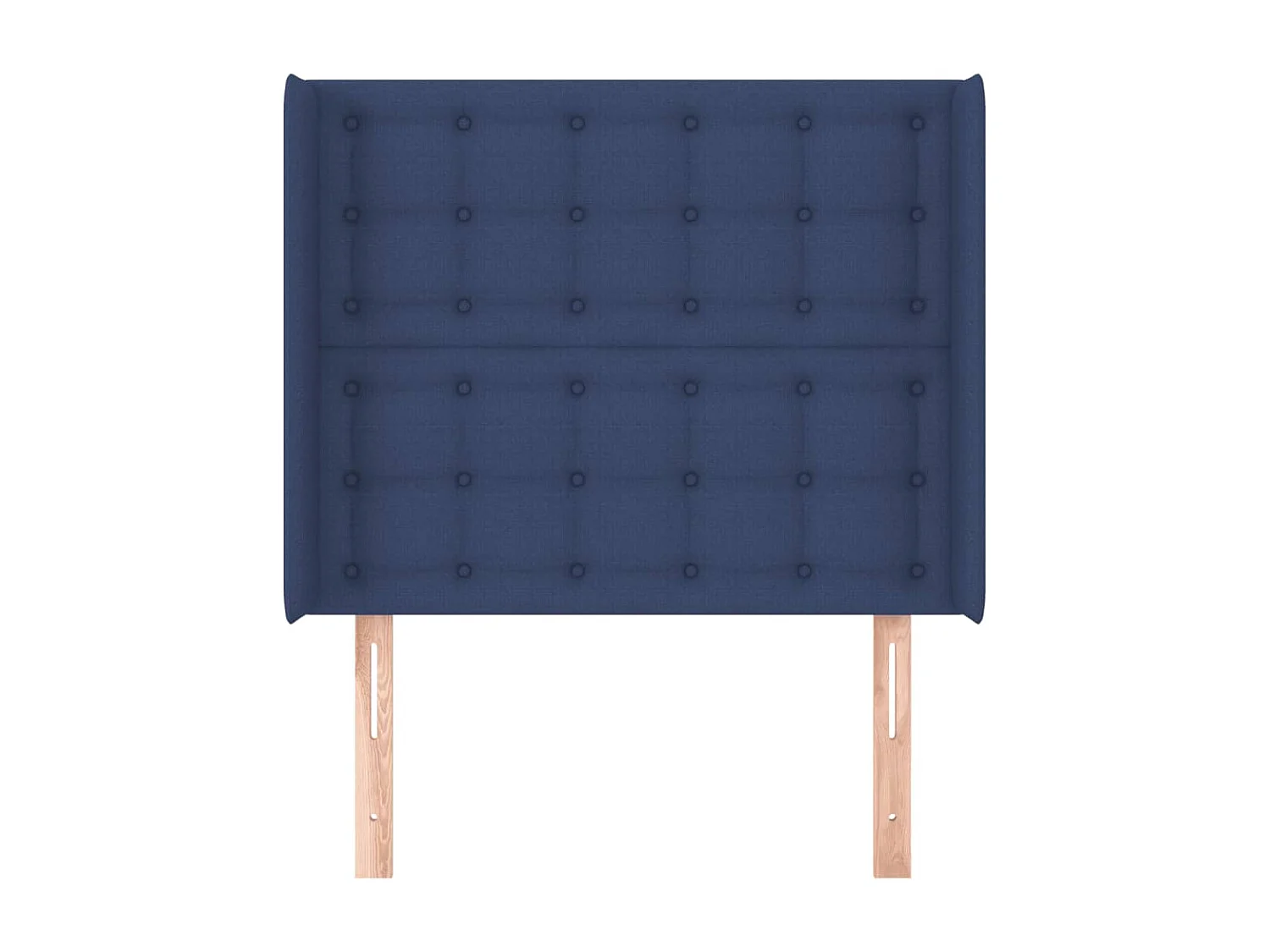 Tête de lit avec oreilles Bleu 93x16x118,128 cm Tissu LWE20554 BonneVie Meuble