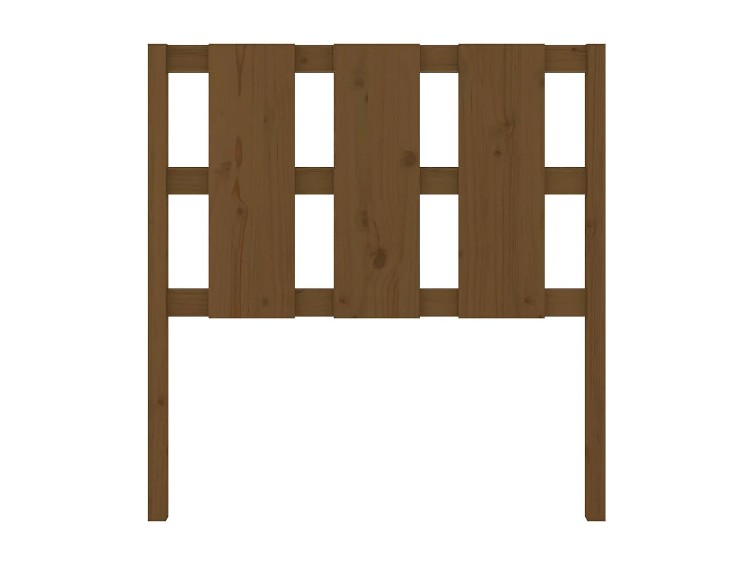 Tête de lit Marron miel 95,5x4x100 cm Bois massif de pin POI53245 BonneVie Meuble