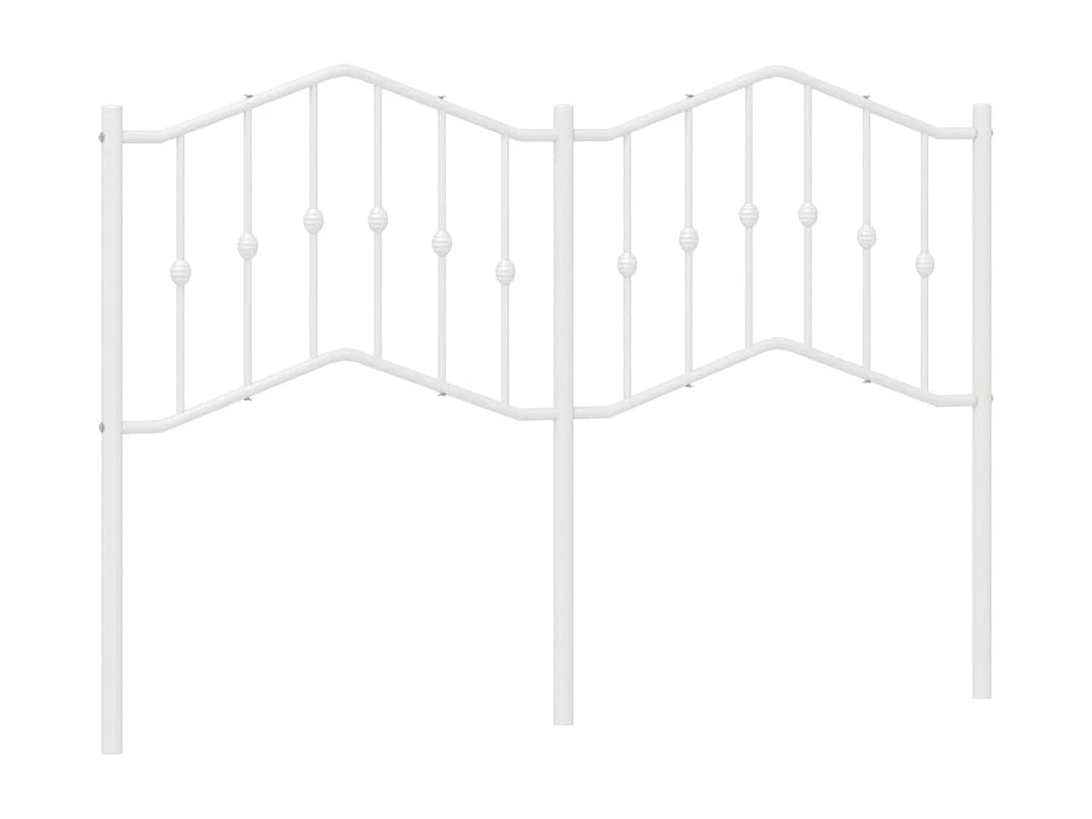 Hoofdbord 150 cm metaal wit NL235593