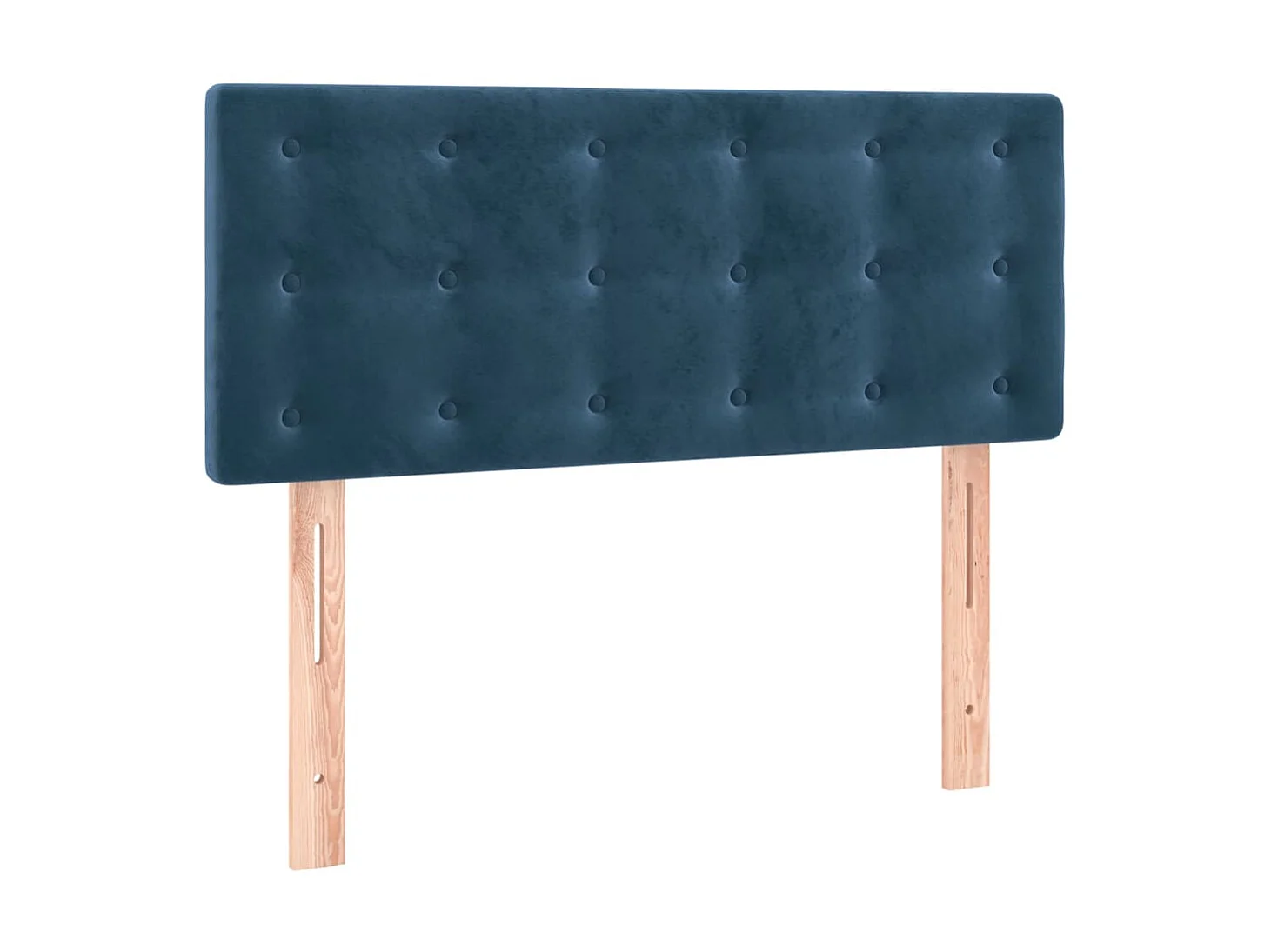 Kopfteil,Bettkopfteil Dunkelblau 100x5x78/88 cm Samt -gkd863432