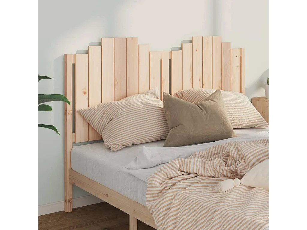 Tête de lit 166x4x110 cm Bois massif de pin POI15586 BonneVie Meuble