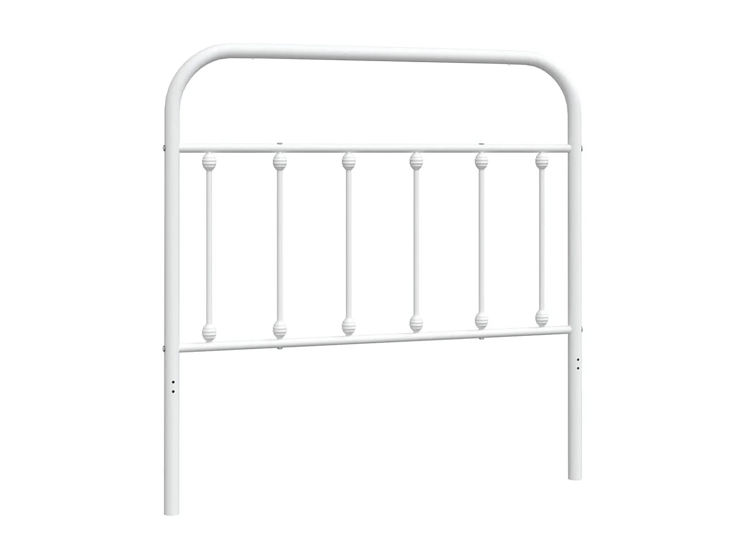 Tête de lit métal blanc 100 cm POI51767 BonneVie Meuble