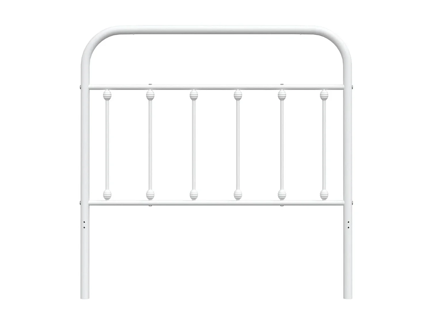 Tête de lit métal blanc 100 cm POI51767 BonneVie Meuble
