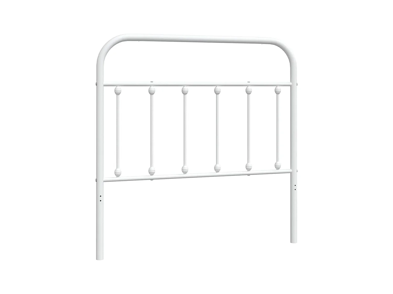 Tête de lit métal blanc 100 cm POI51767 BonneVie Meuble