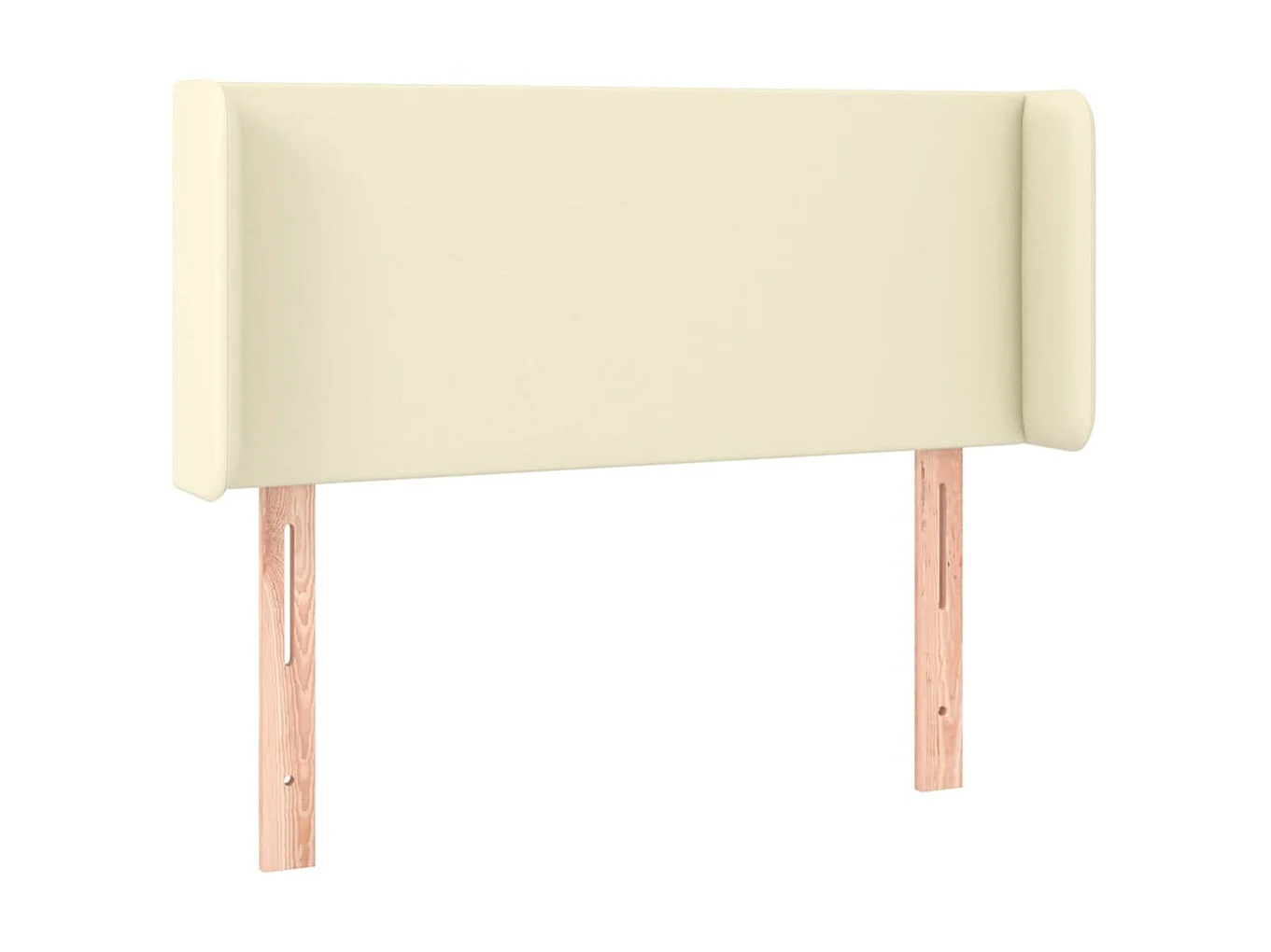 Tête de lit à LED Crème 93x16x78/88 cm Similicuir POI94612 BonneVie Meuble