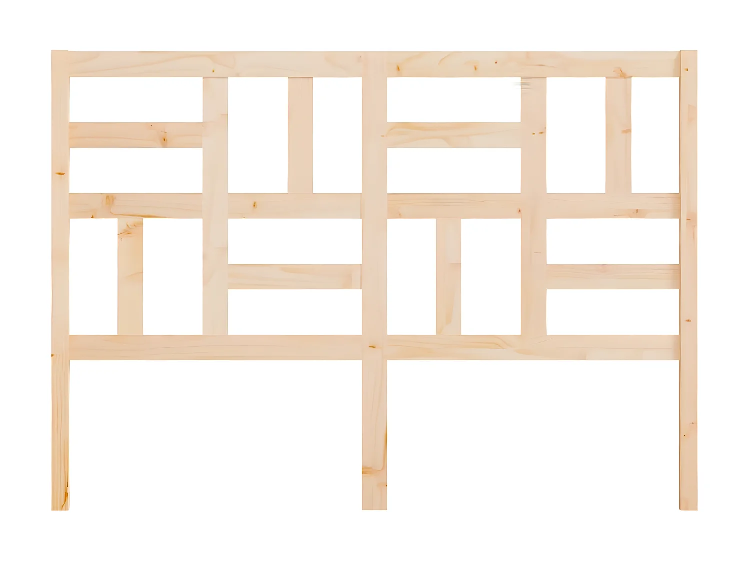 Tête de lit 126x4x104 cm Bois massif de pin POI56387 BonneVie Meuble