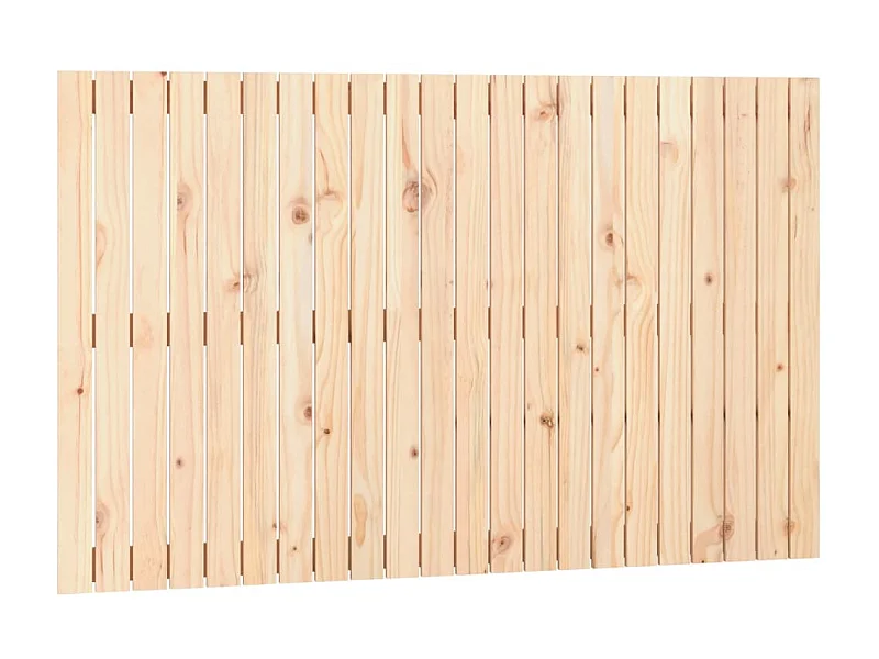 Tête de lit murale 140x3x90 cm Bois massif de pin POI25077 BonneVie Meuble