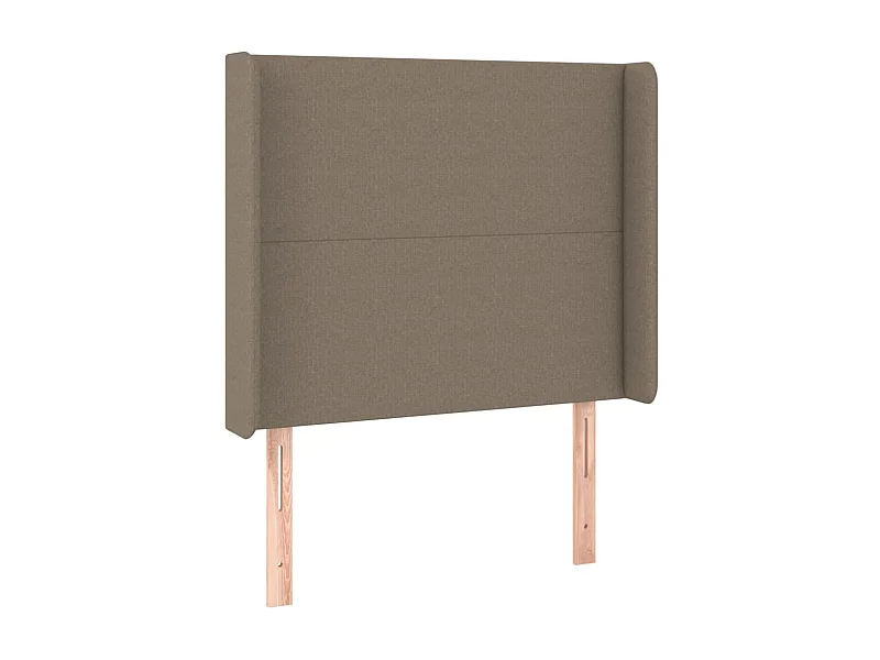 Cabeceira cama c/ abas tecido 93x16x118/128cm cinza-acastanhado PT892040