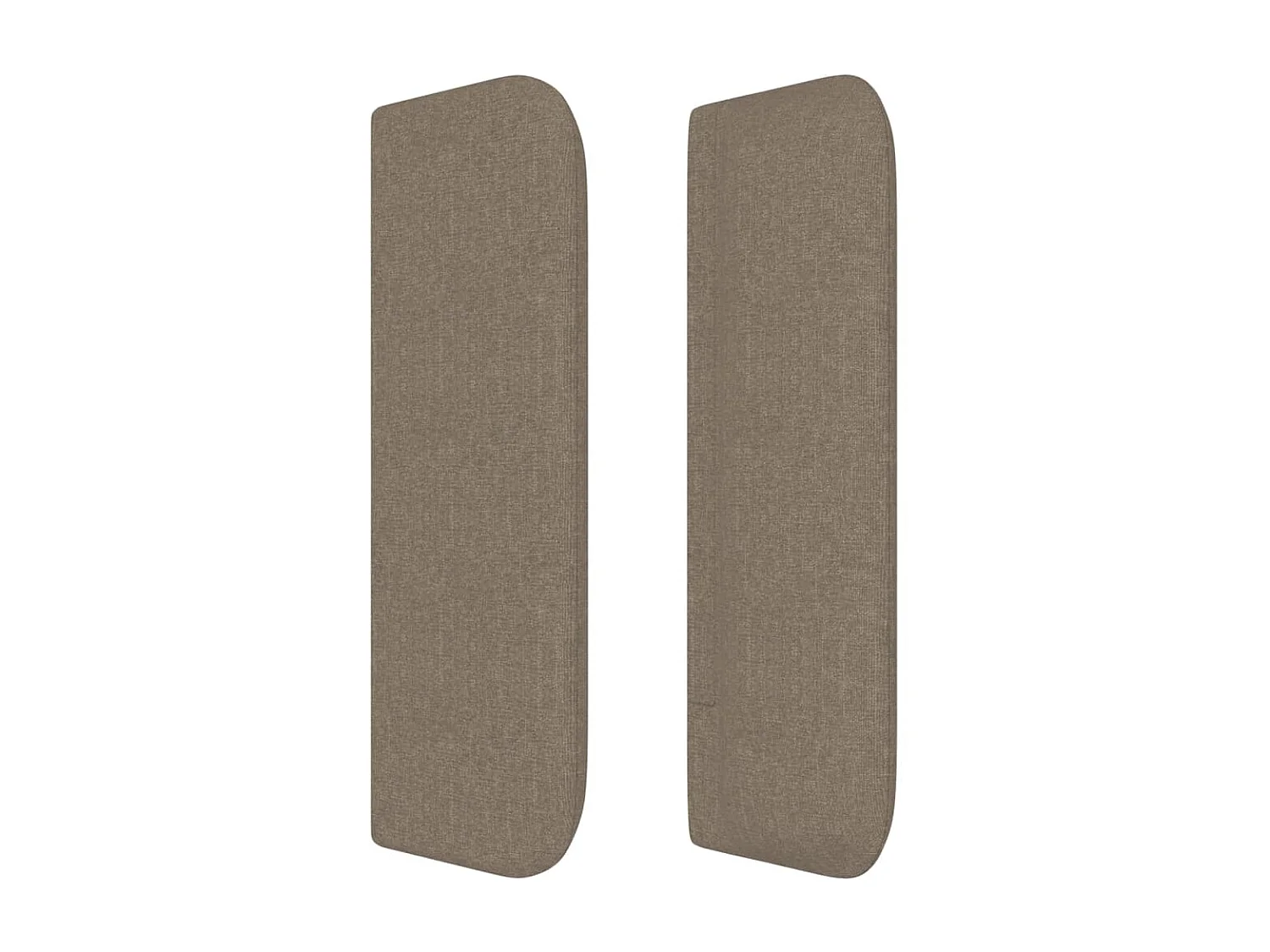 Tête de lit avec oreilles Taupe 93x16x78,88 cm Tissu LWE59263 BonneVie Meuble