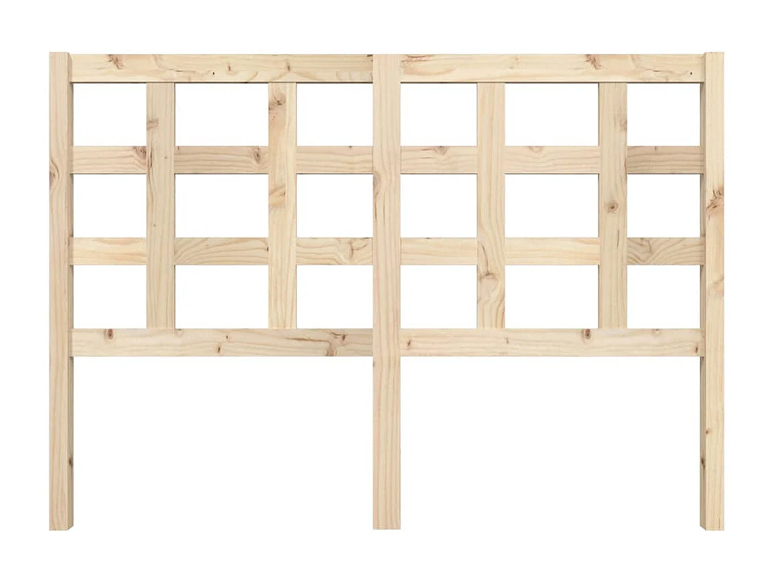 Hoofdbord 140,5x4x100 cm massief grenenhout NL130709