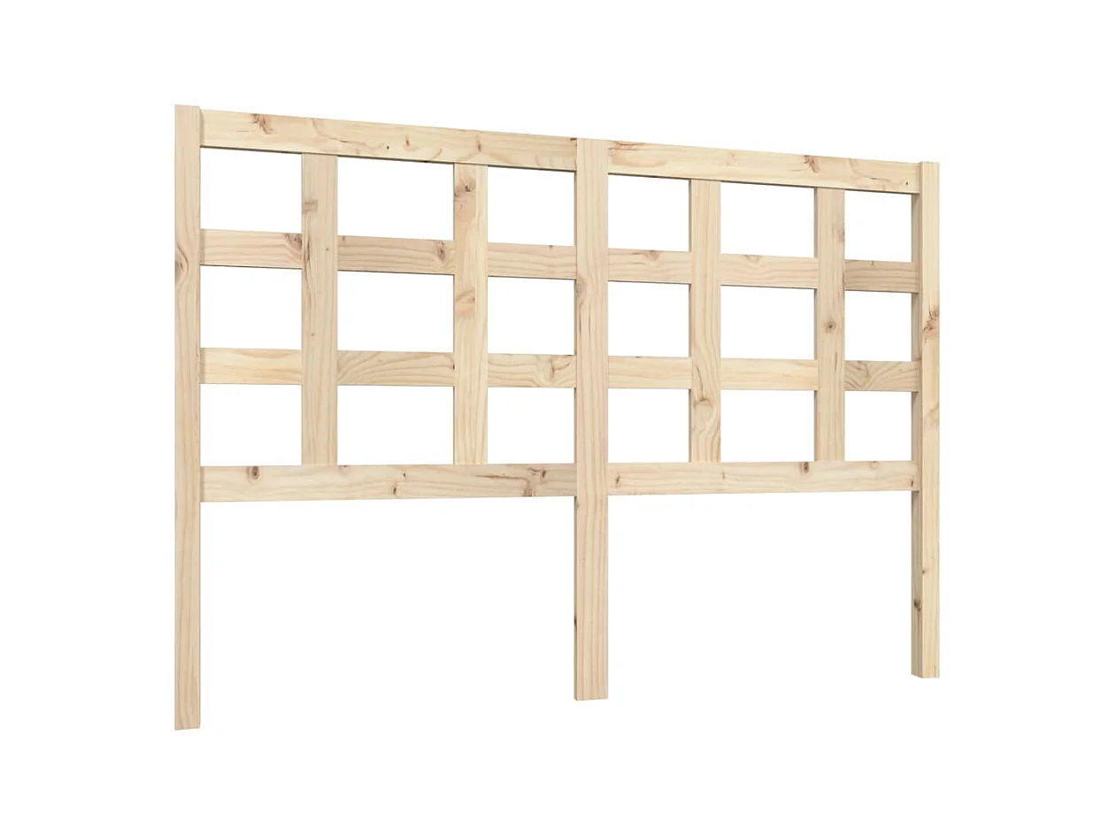 Tête de lit 140,5x4x100 cm Bois massif de pin POI29919 BonneVie Meuble