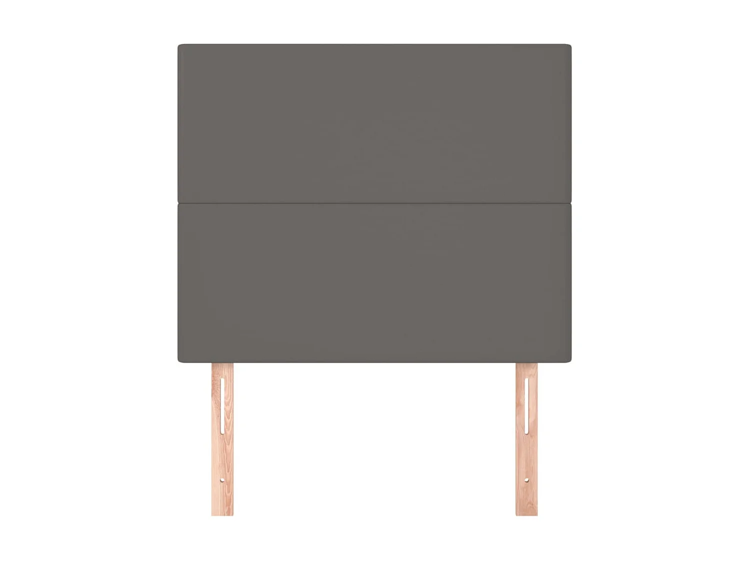 Têtes de lit 2 pcs Gris 90x5x78/88 cm Similicuir POI71412 BonneVie Meuble