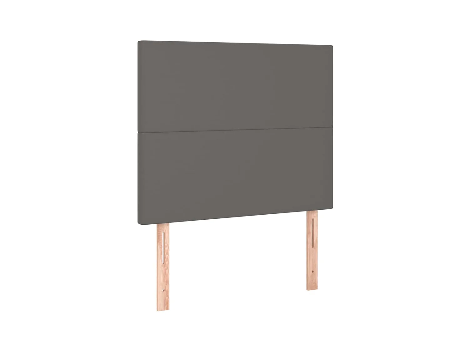 Testiere | Testate del letto 2 pz Grigio 90x5x78/88 cm in Similpelle
