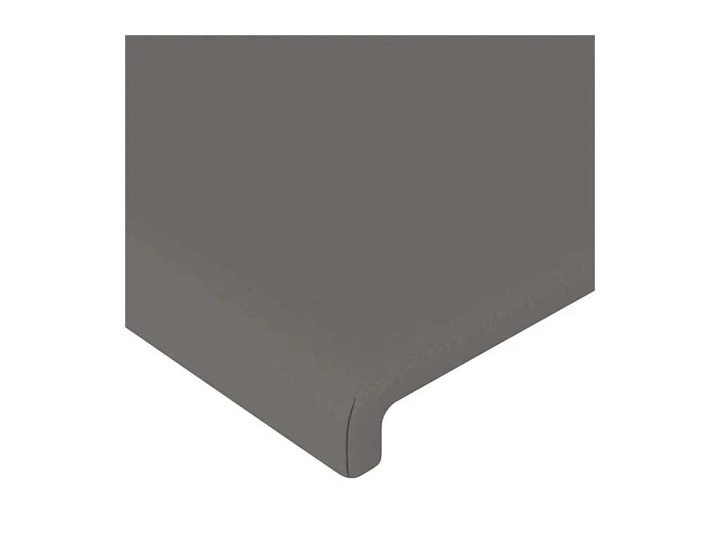 2er-set-Kopfteil,Bettkopfteile Grau 90x5x78/88 cm Kunstleder -gkd449035