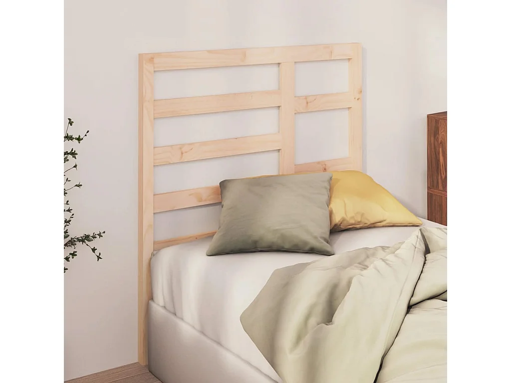 Cabeceira de cama 96x4x104 cm pinho maciço PT533878