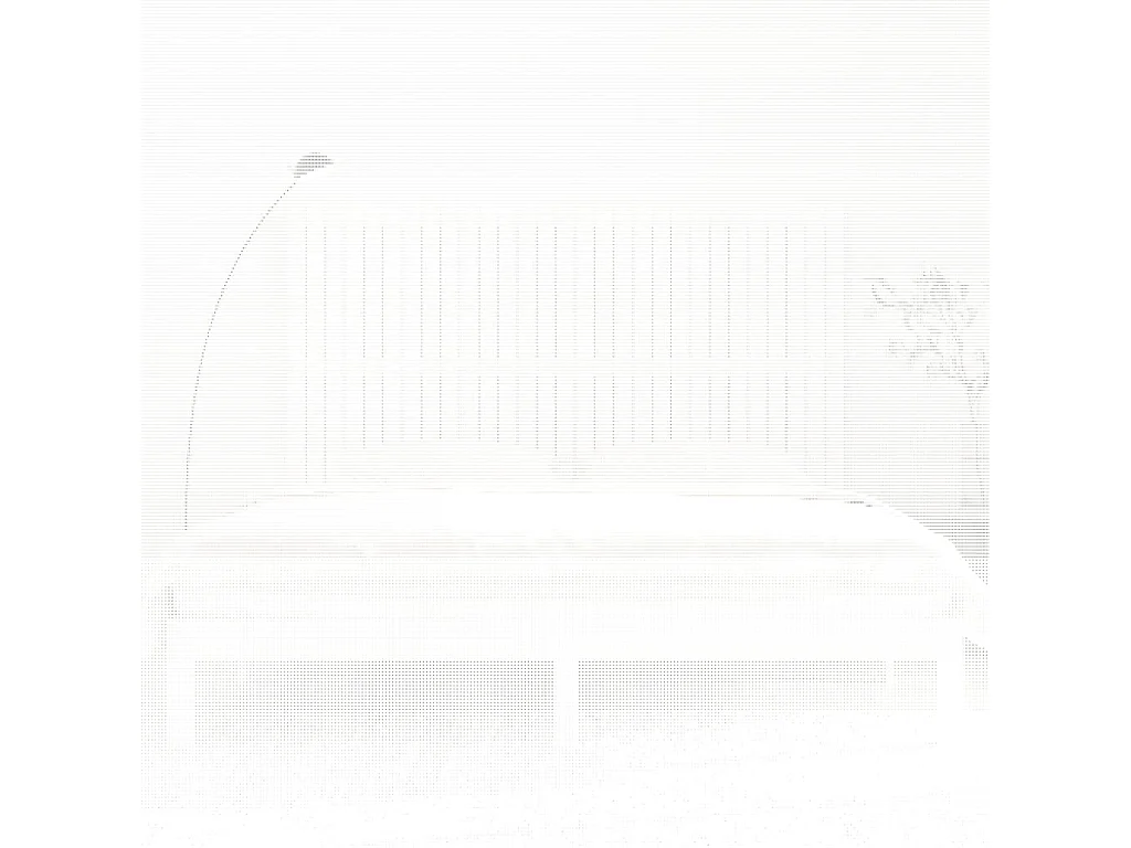 Cabecero de cama de pared madera maciza pino blanco 185x3x110cm ES42448