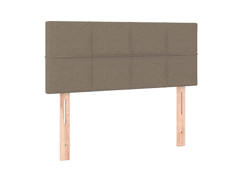 Tête de lit Taupe 100x5x78/88 cm Tissu POI54976 BonneVie Meuble