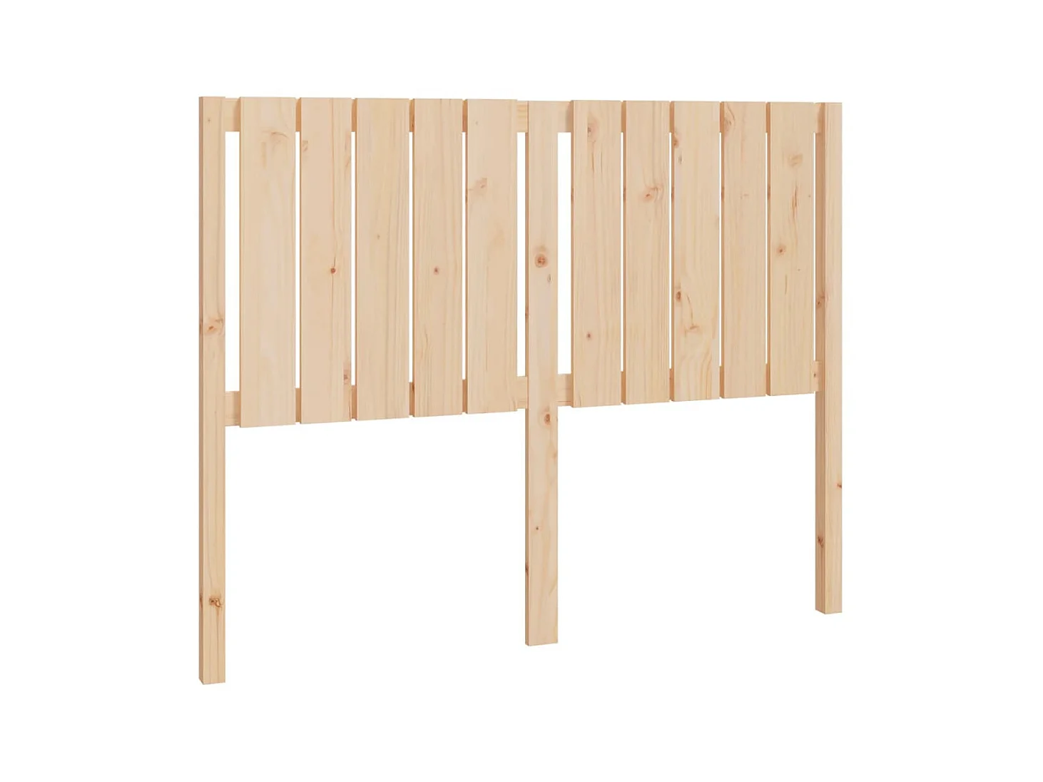 Tête de lit 125,5x4x100 cm Bois massif de pin POI41442 BonneVie Meuble
