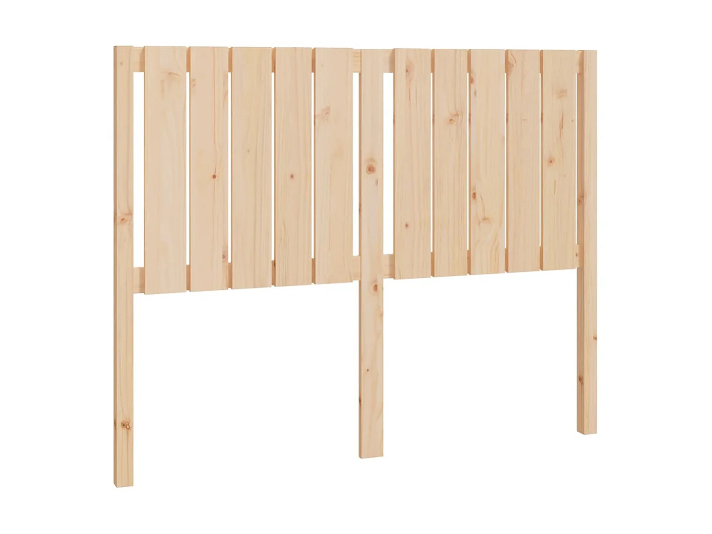 Testiera | Testata del letto per Letto 125,5x4x100 cm in Legno Massello di Pino