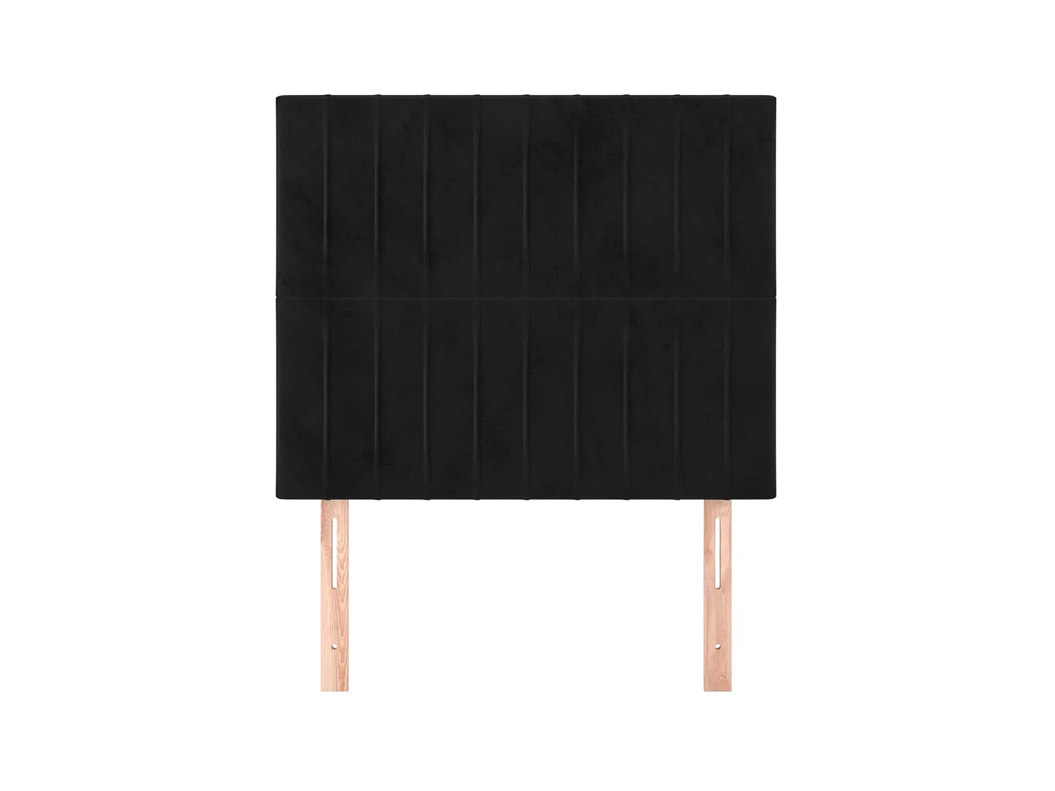 2er-set-Kopfteil,Bettkopfteile Schwarz 90x5x78/88 cm Samt -gkd782509