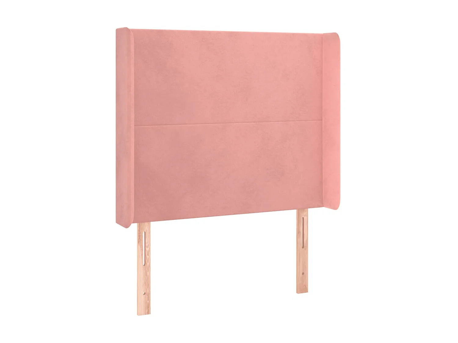 Tête de lit à LED Rose 93x16x118/128 cm Velours POI75426 BonneVie Meuble