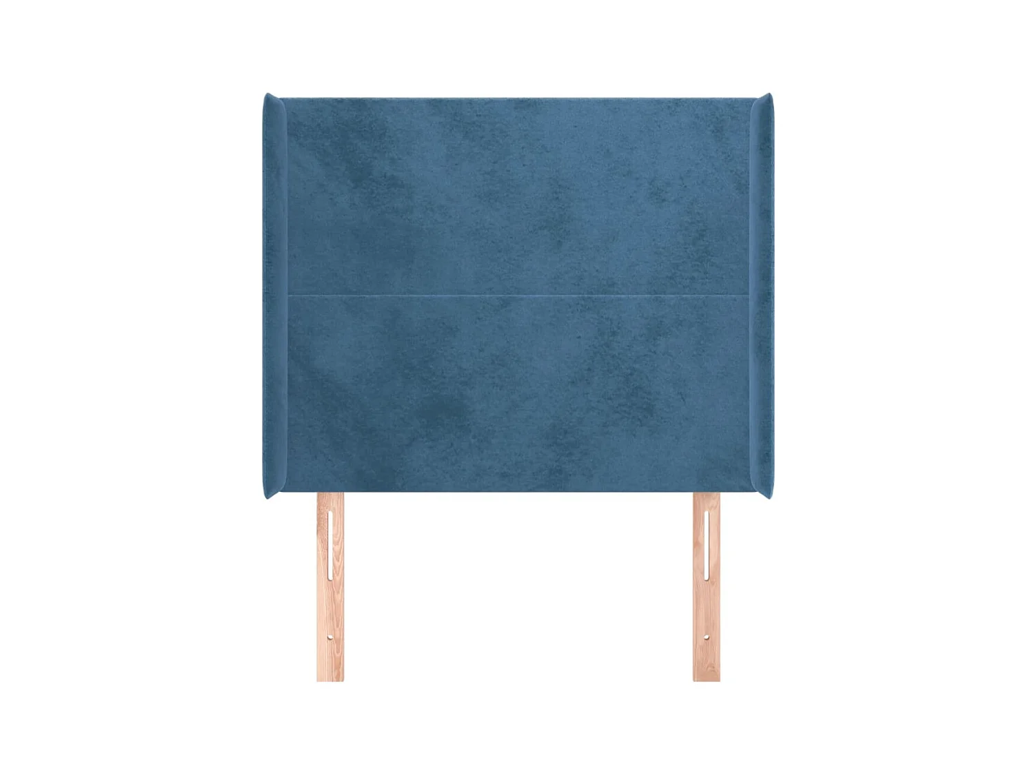 Kopfteil,Bettkopfteil mit Ohren Dunkelblau 93x16x118/128 cm Samt -gkd334829