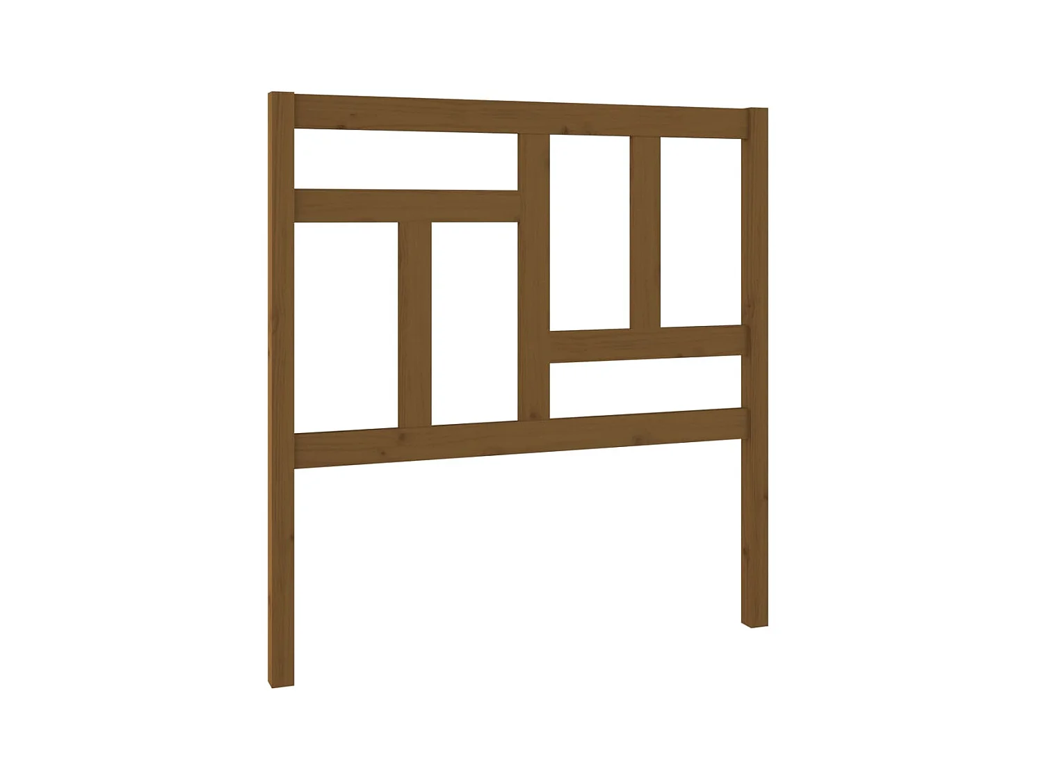 Tête de lit Marron miel 80,5x4x100 cm Bois massif de pin POI13191 BonneVie Meuble