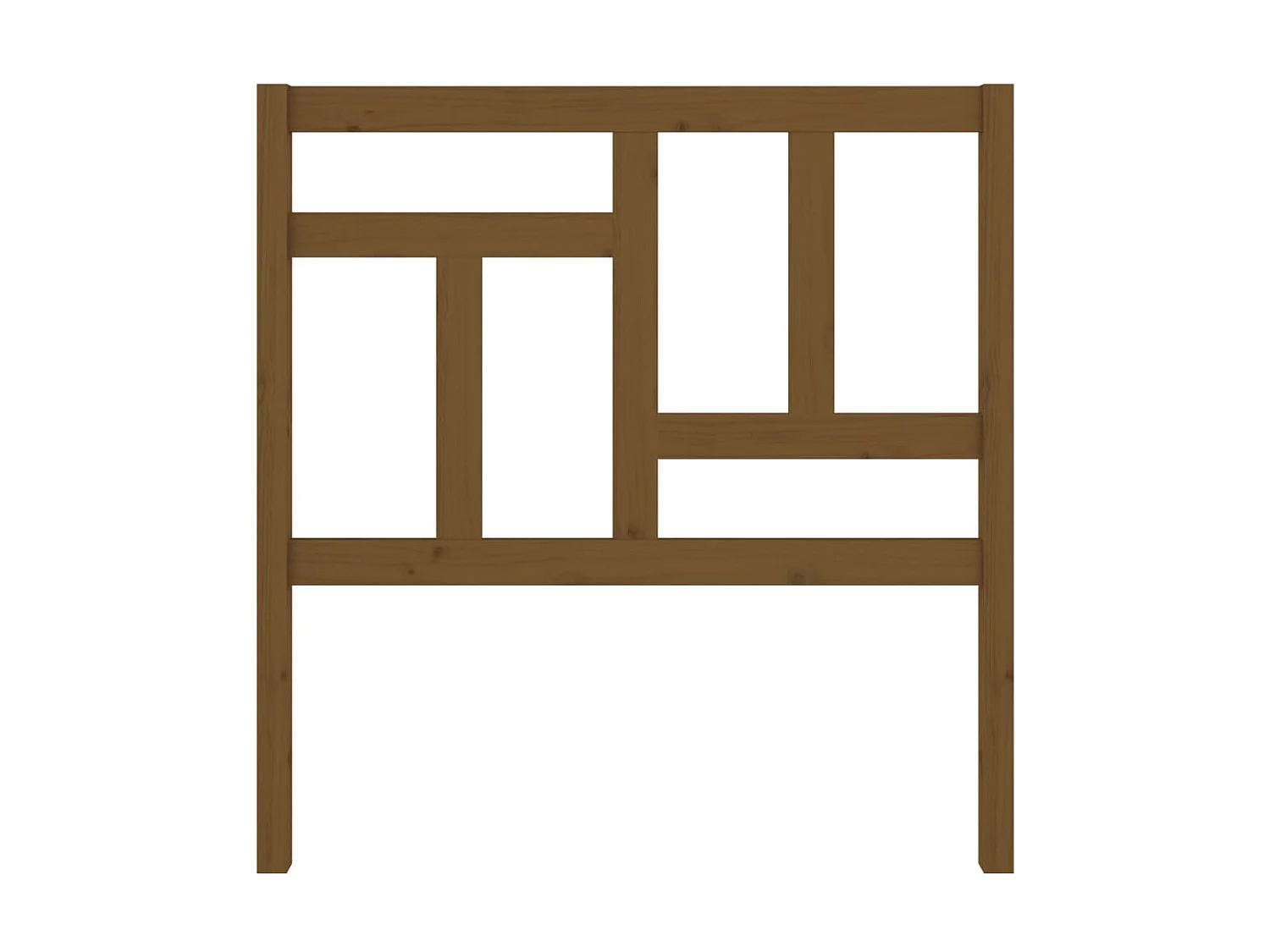 Tête de lit Marron miel 80,5x4x100 cm Bois massif de pin POI13191 BonneVie Meuble