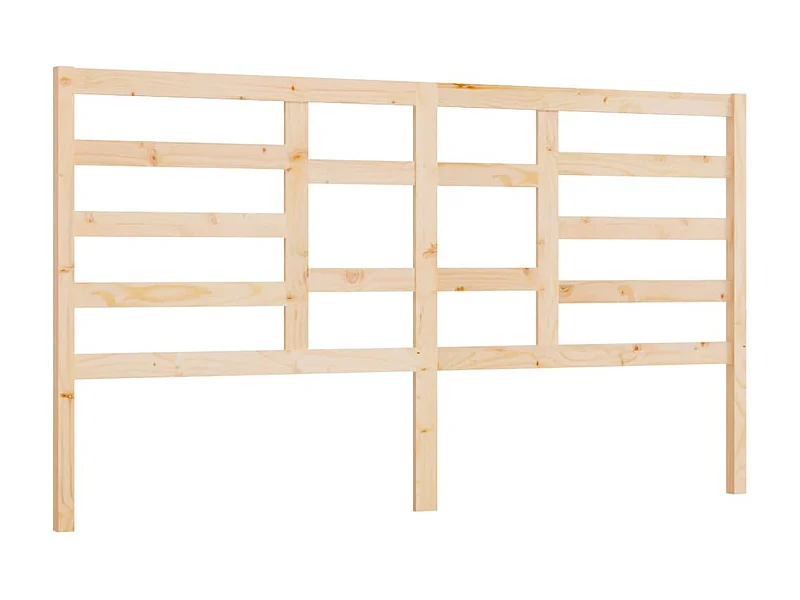 Cabecero de cama madera maciza de pino 206x4x104 cm ES45371