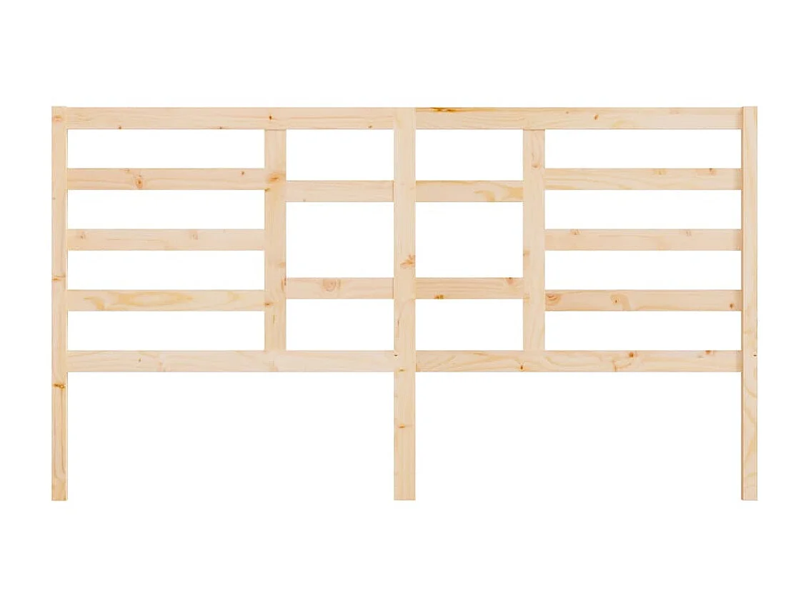 Cabecero de cama madera maciza de pino 206x4x104 cm ES45371