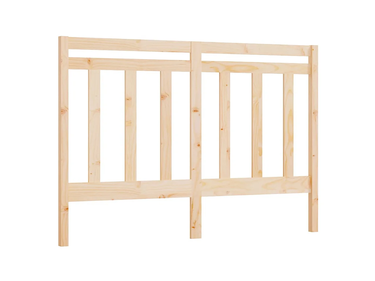 Testiera | Testata del letto Letto 166x4x100 cm in Legno Massello di Pino