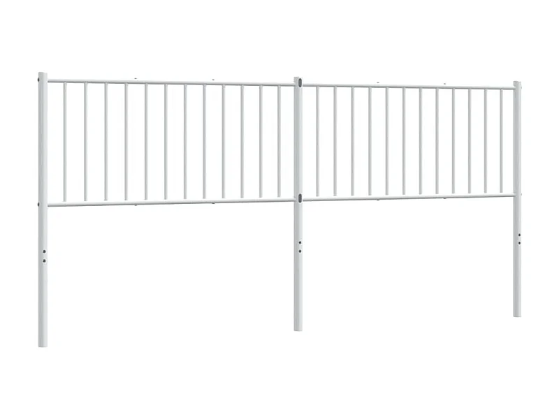 Cabeceira de cama 193 cm metal branco PT192488