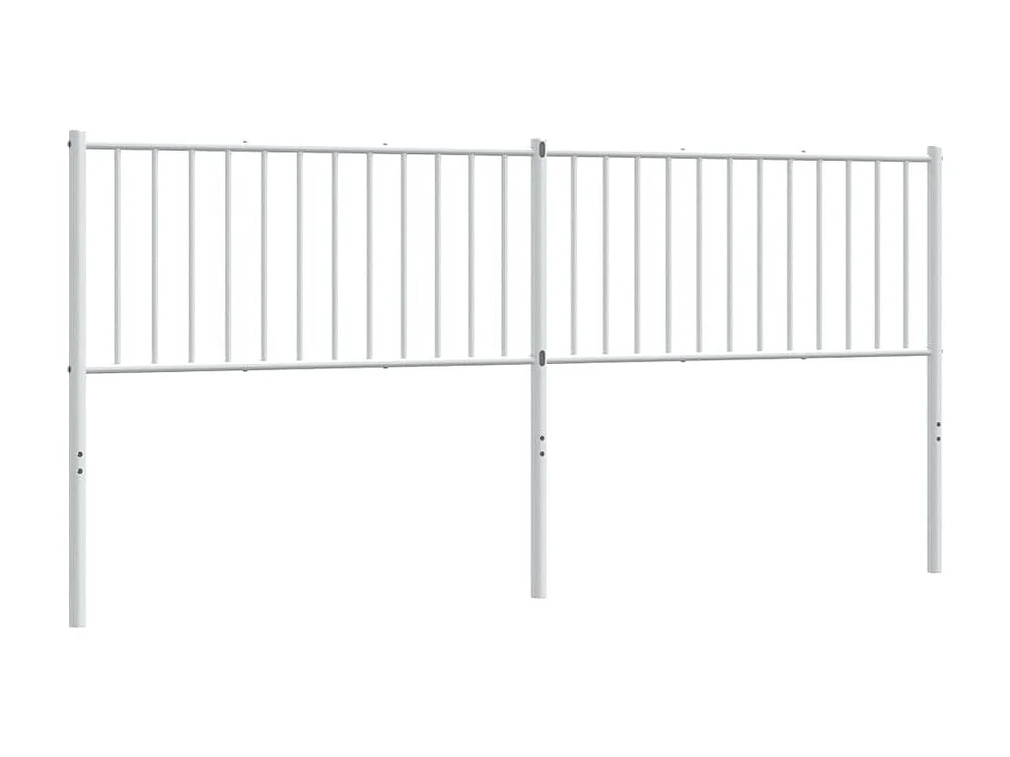 Testiera | Testata del letto in Metallo Bianco 193 cm