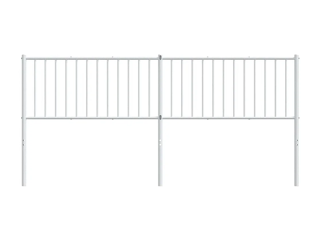 Testiera | Testata del letto in Metallo Bianco 193 cm