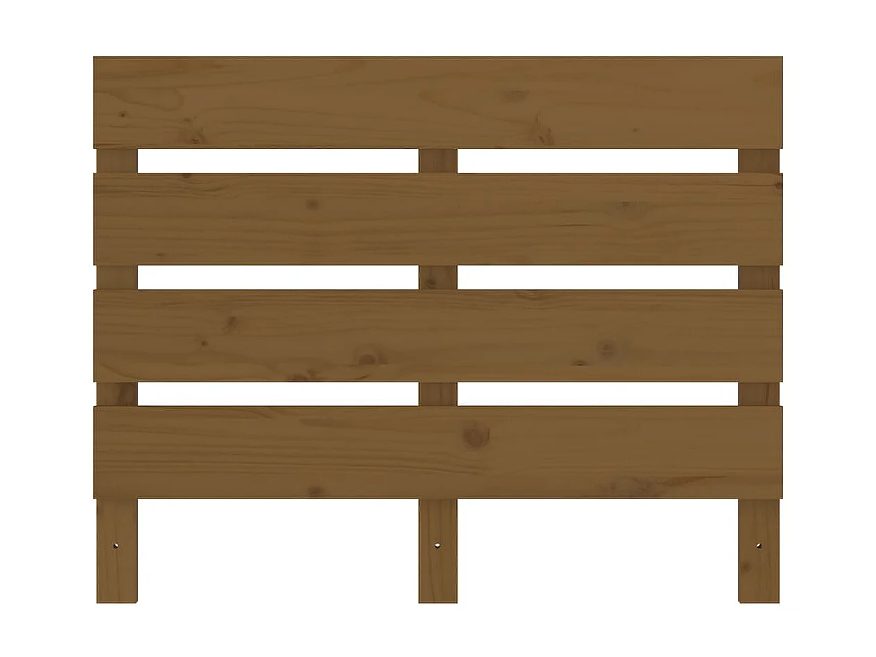 Cabeceira de cama 75x3x80 cm pinho maciço castanho mel PT592867