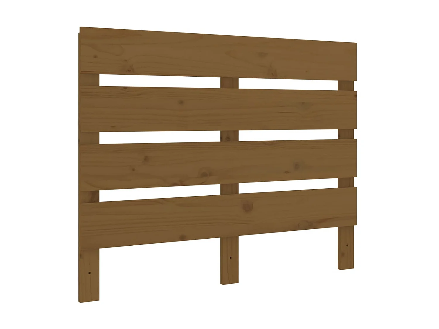 Tête de lit Marron miel 75x3x80 cm Bois massif de pin POI43634 BonneVie Meuble