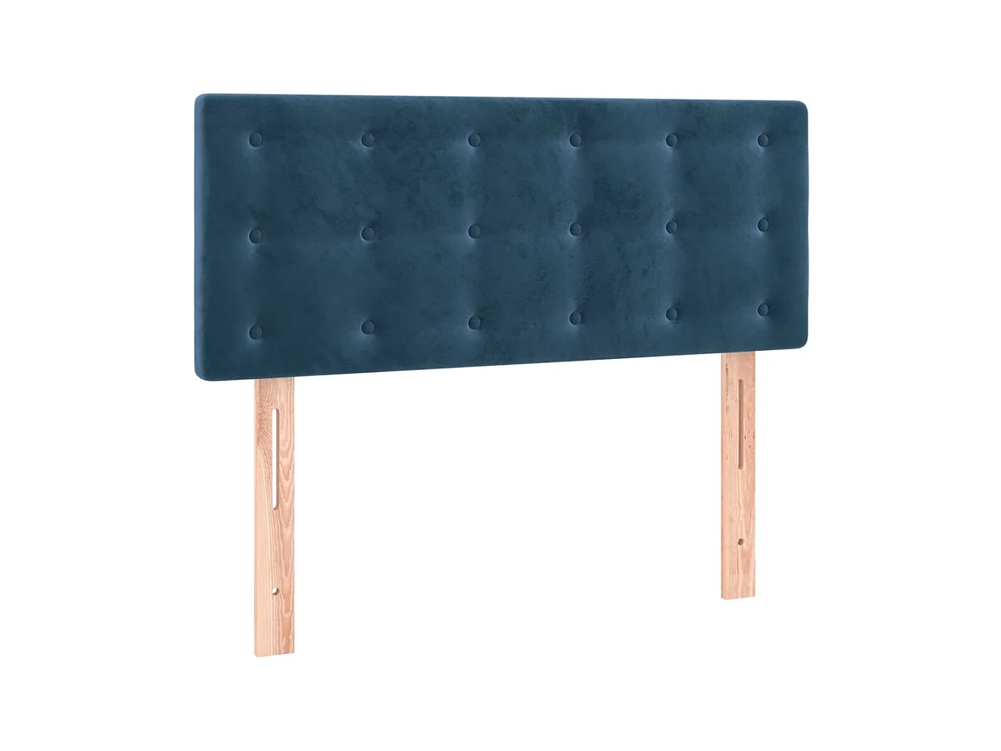 Tête de lit Bleu foncé 90x5x78/88 cm Velours POI15019 BonneVie Meuble