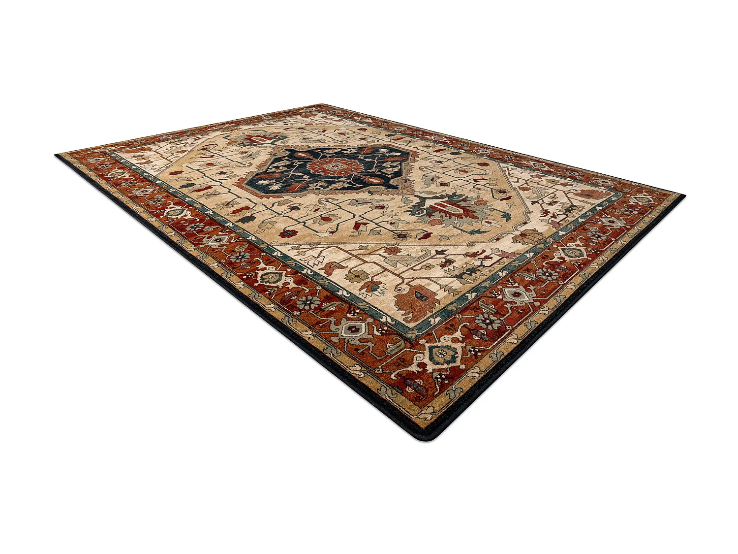 Tapis en laine POLONIA SERAPI rubis clair 235x350 cm