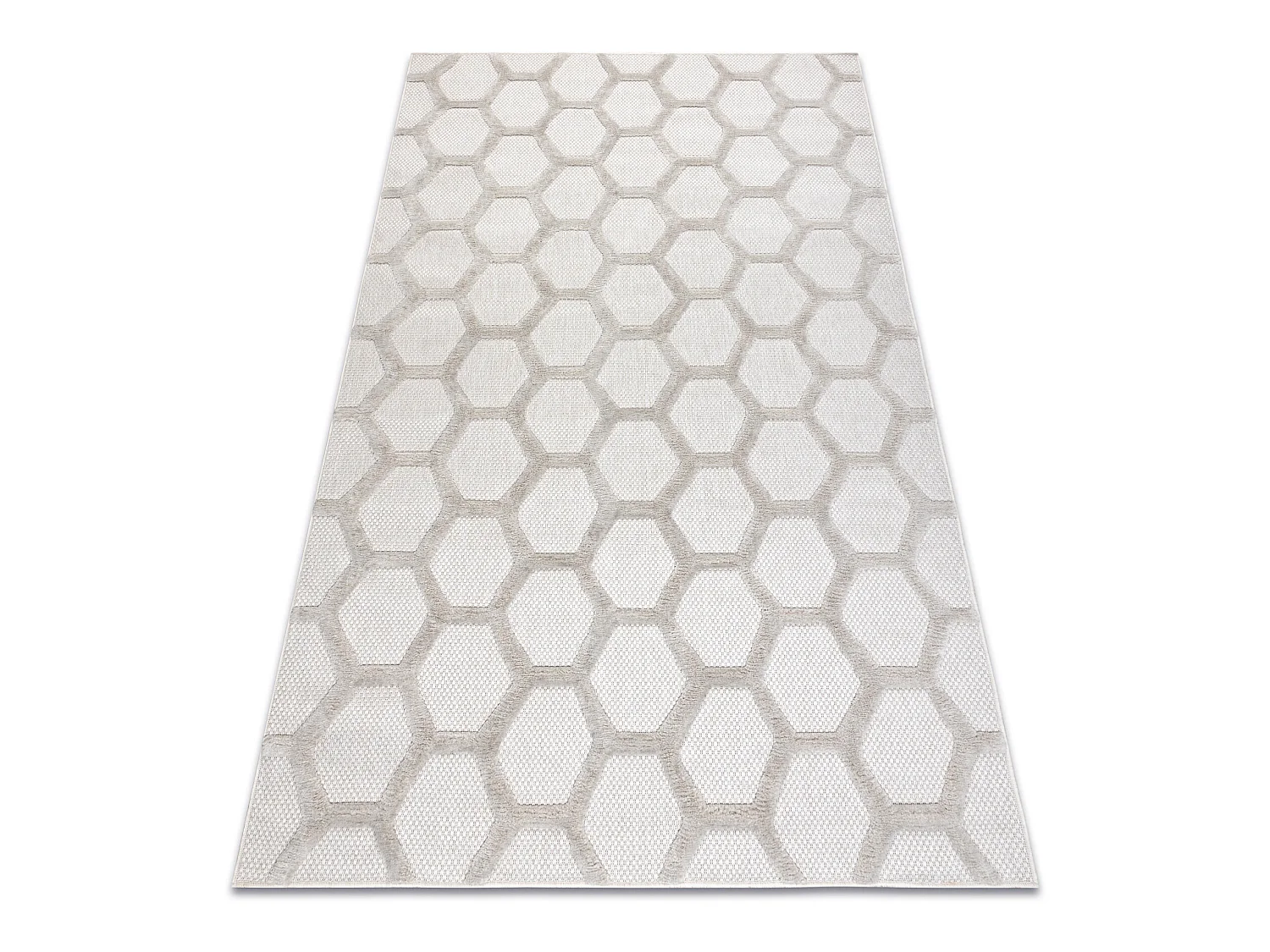 Tapijt SANTO SISAL 58391 honingraat beige 160x220 cm