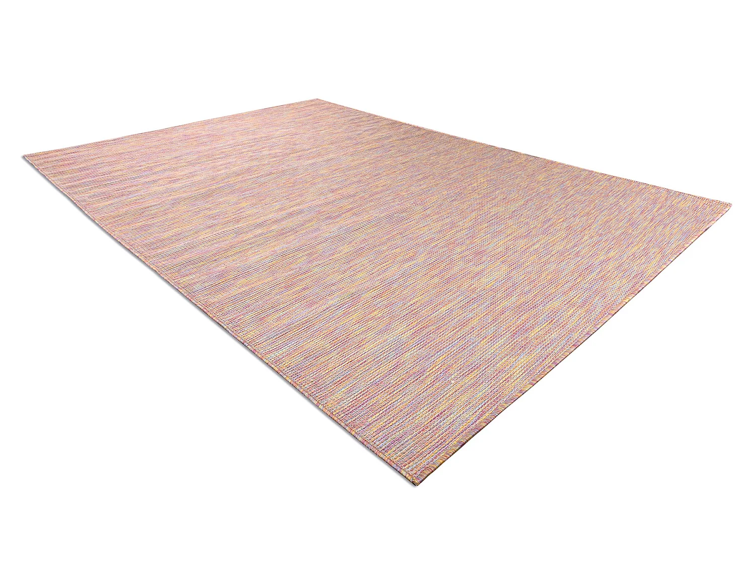 Tapis SIZAL PATIO 2778 tissé à plat rose / bleu / beige 155x220 cm